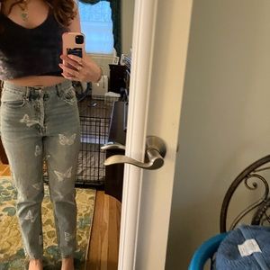 pacsun butterfly jeans